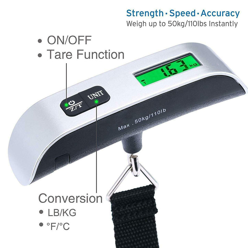 "Digital Luggage Scale – Avoid Extra Airport Fees!"