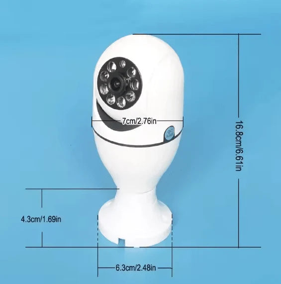360° WiFi Smart Panorama Camera – Your Full Home Guardian