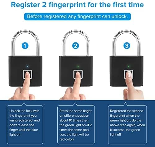 Fingerprint Padlock – Ultimate Security at Your Fingertips