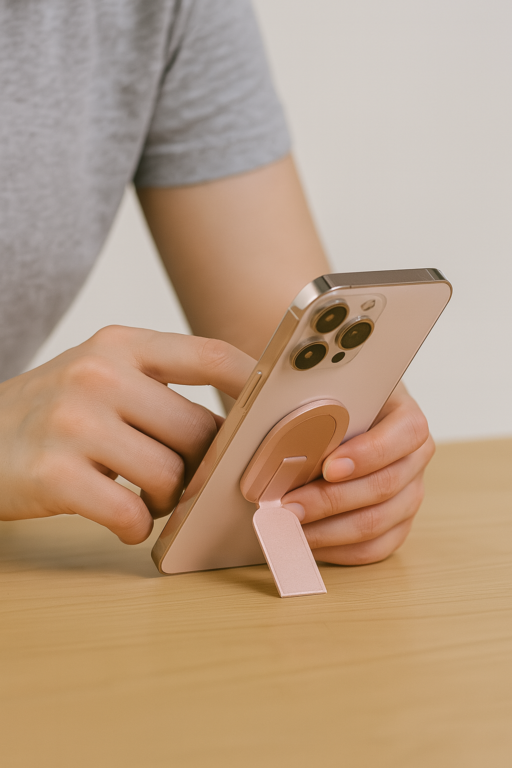 Magnetic Mobile Stand – Secure, Stylish & Hands-Free Viewing