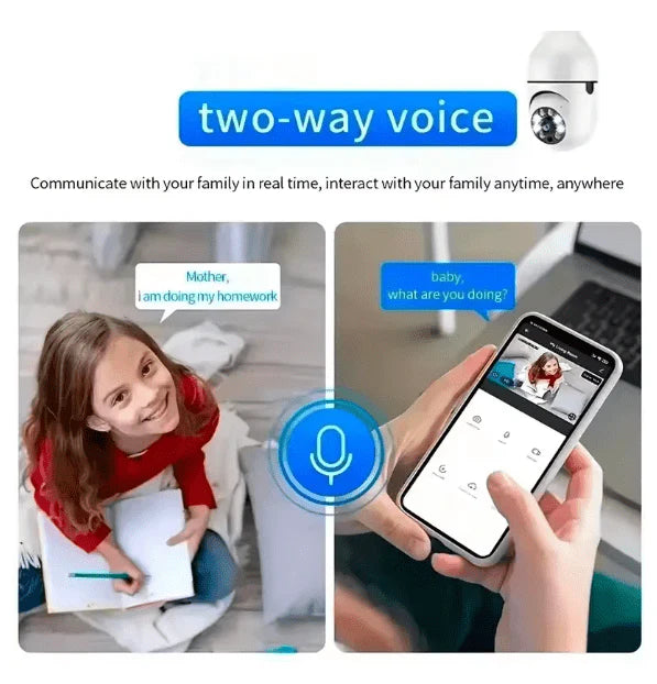 360° WiFi Smart Panorama Camera – Your Full Home Guardian